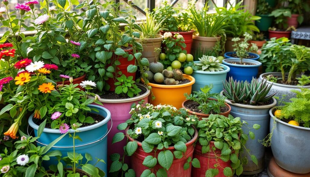 bucket gardening plants