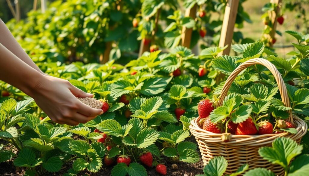 fertilizing-everbearing-strawberries