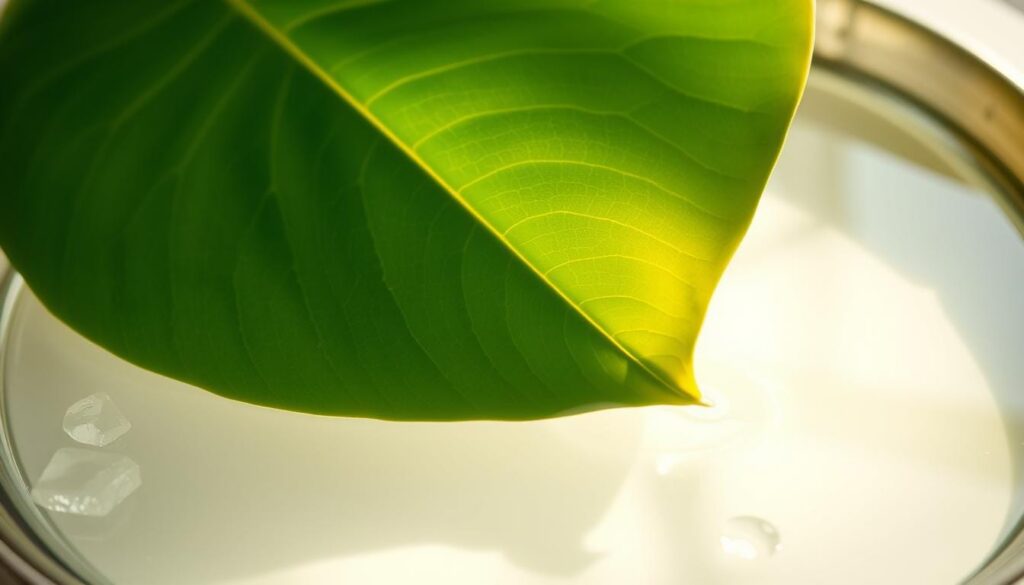 gardenia leaf yellowing solution with humidity tray