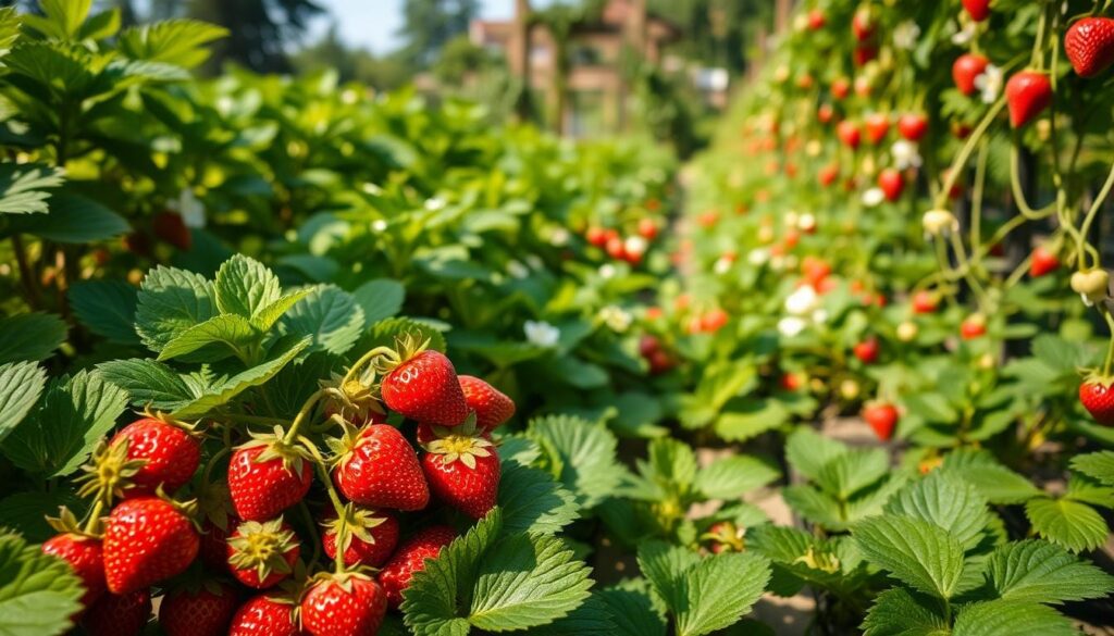 growing everbearing strawberries