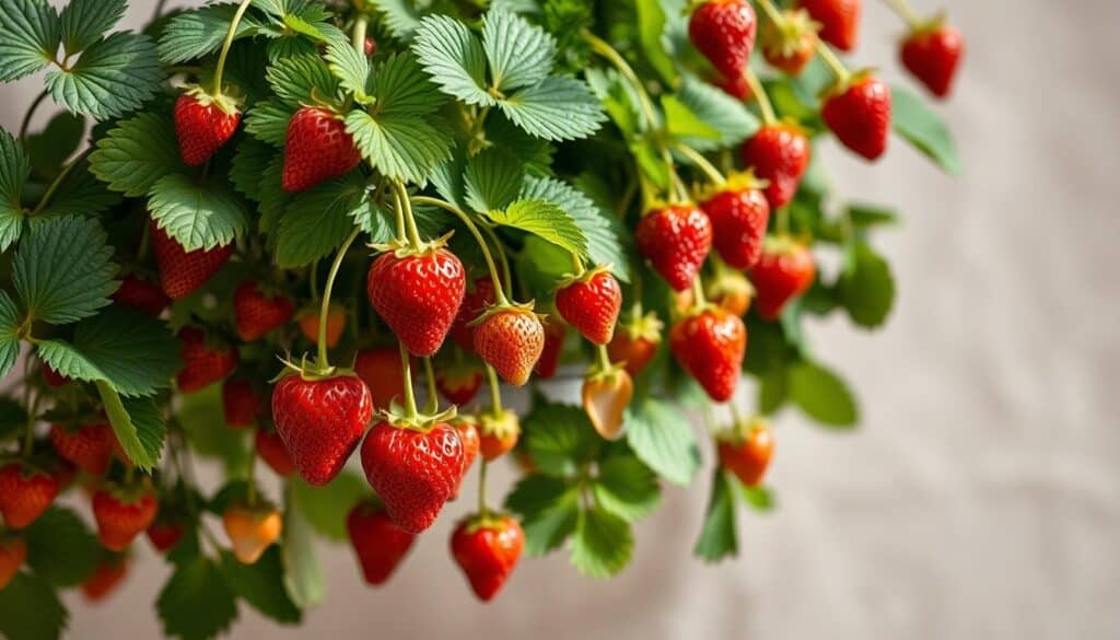 hanging strawberry plant care guide