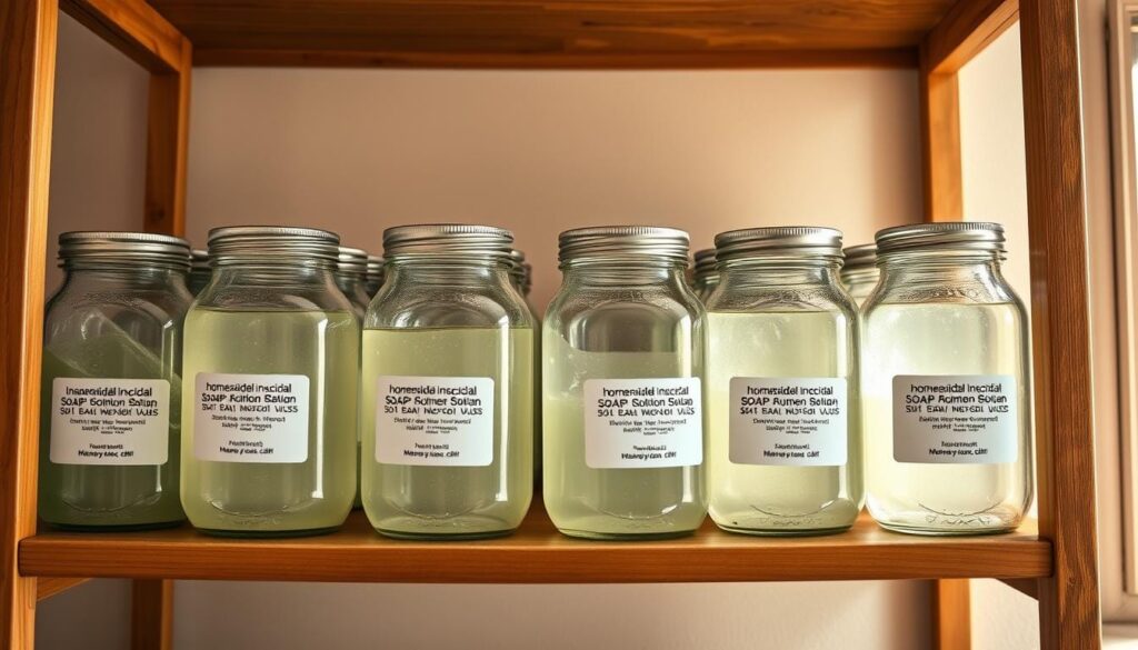 homemade insecticidal soap storage tips