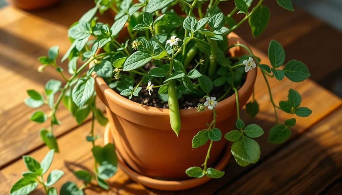 how to grow green beans in a pot