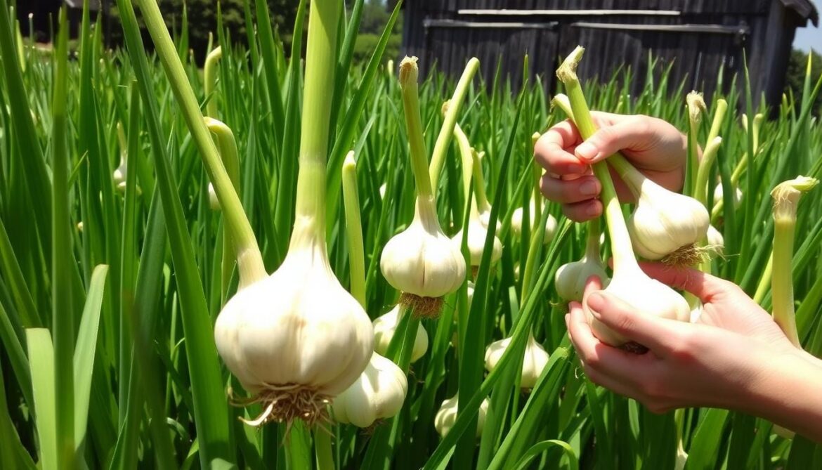how to know when softneck garlic is ready to harvest