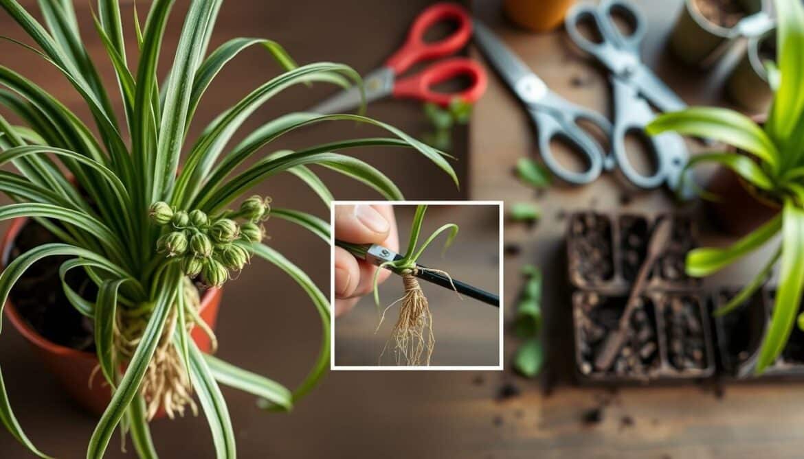 how to propagate spider plant