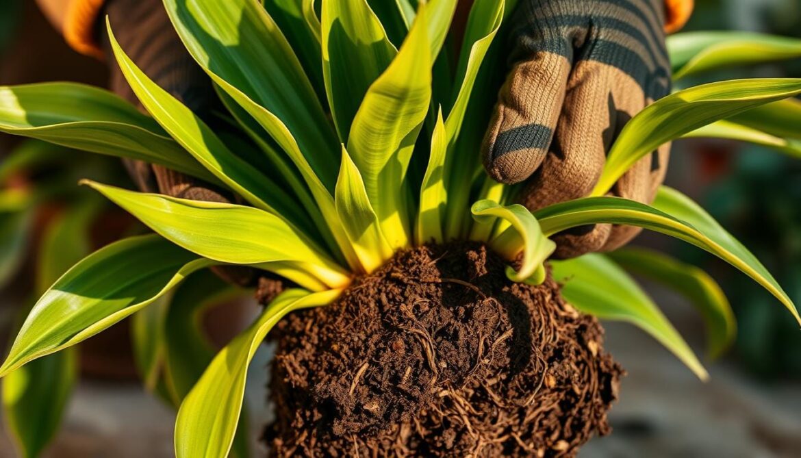 how to repot mother in law tongue plant