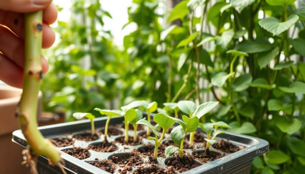 hyacinth bean vine propagation steps