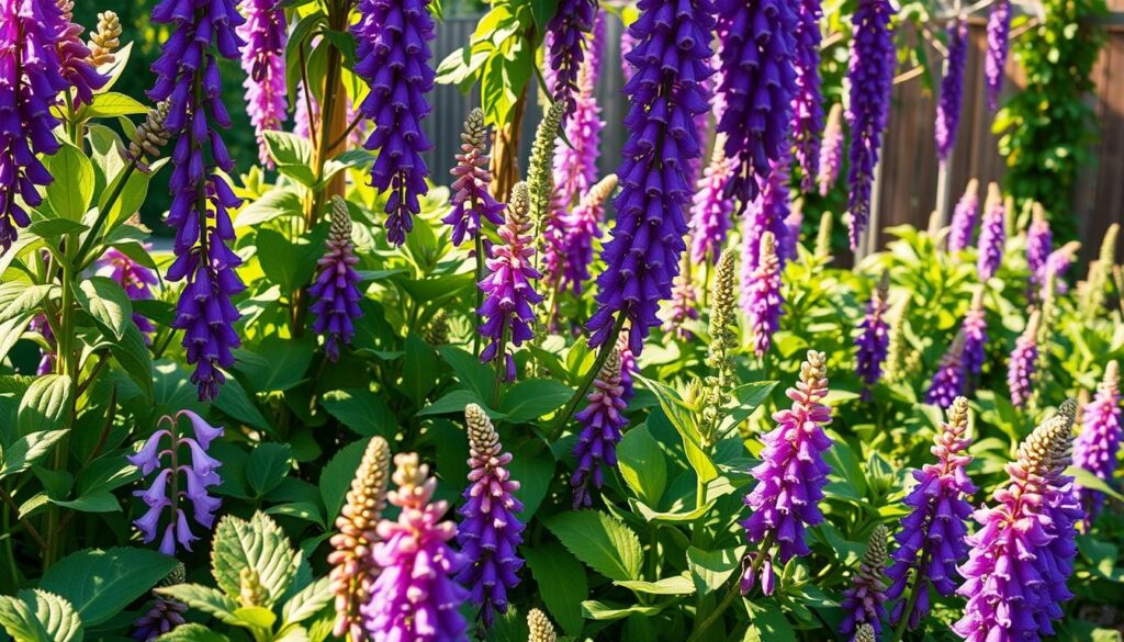 hyacinth bean vine varieties in garden beds