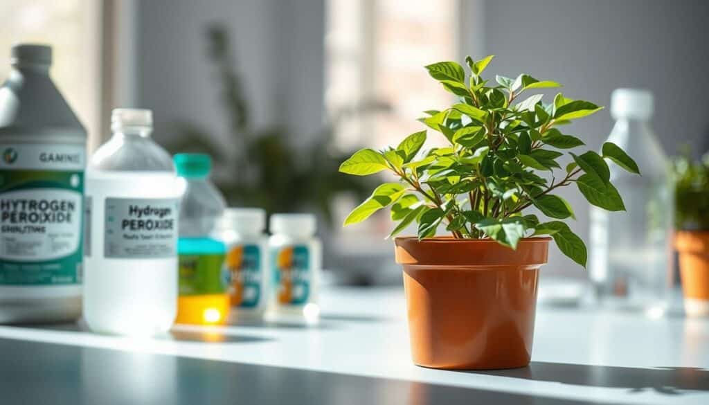 hydrogen peroxide as a plant fertilizer comparison