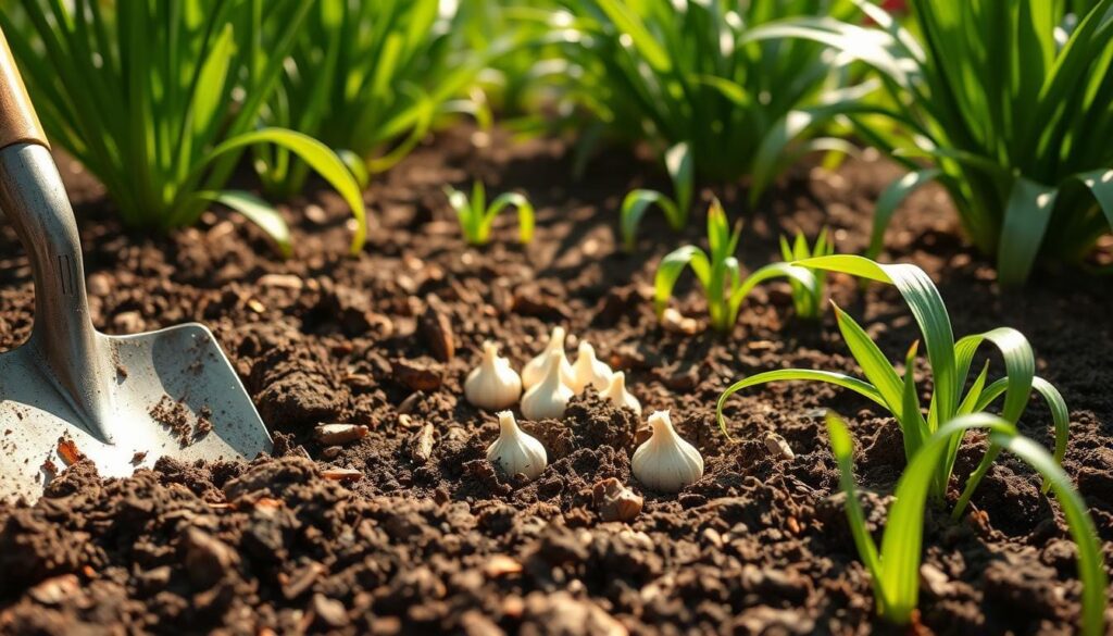 ideal garlic companions soil preparation