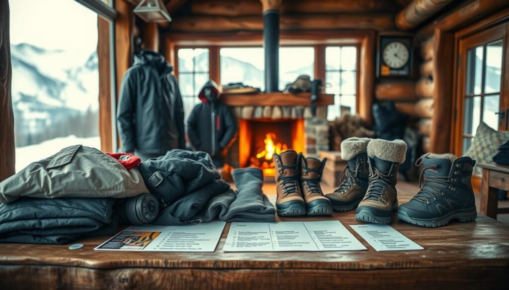 mountain snow conditions gear checklist
