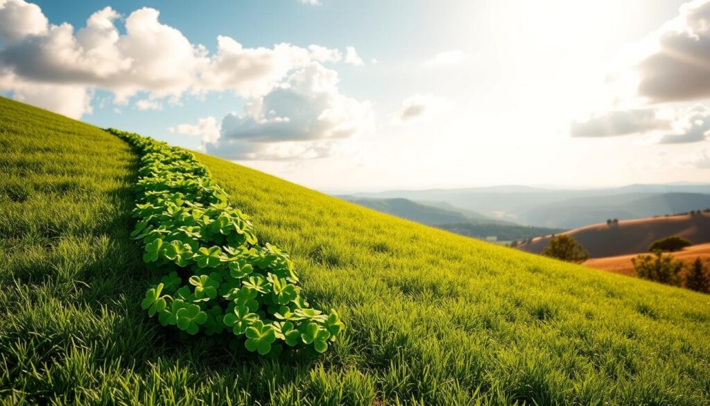 planting shamrock steps