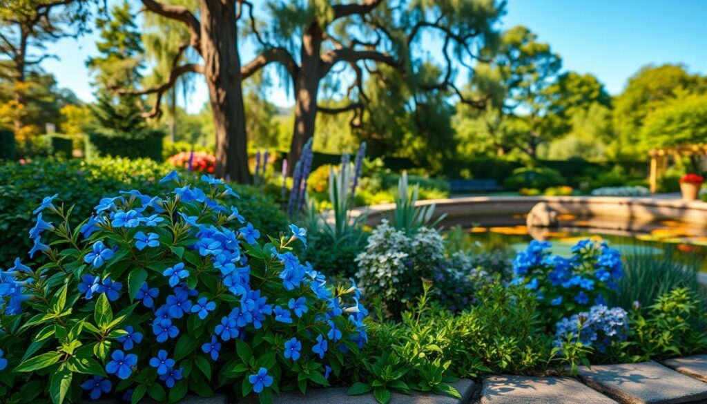 plumbago blue landscaping