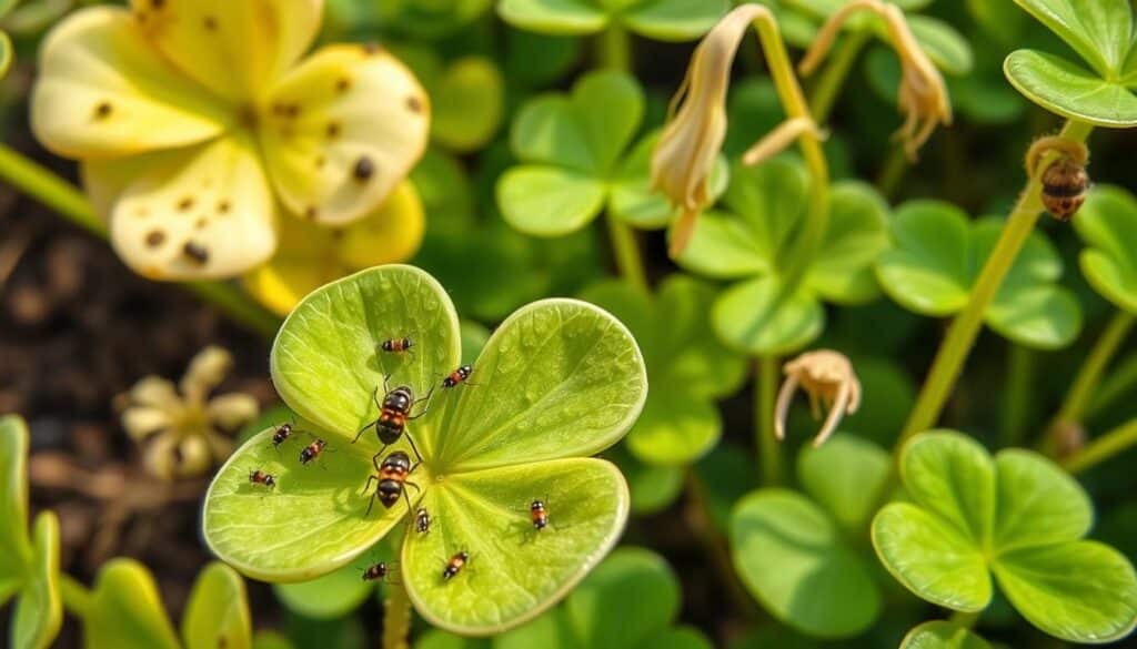 shamrock plant pests and diseases