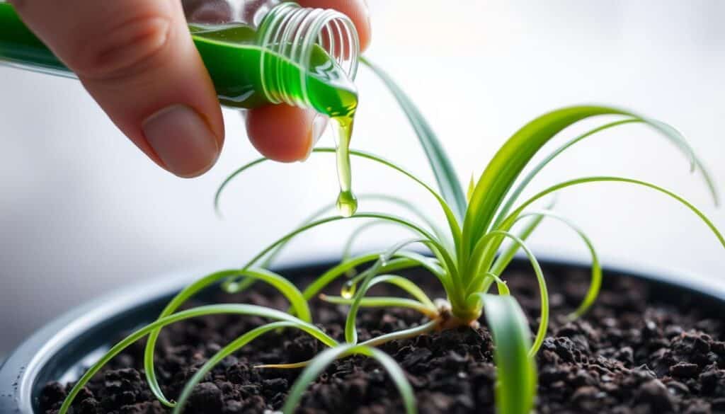 spider plant baby care fertilizing