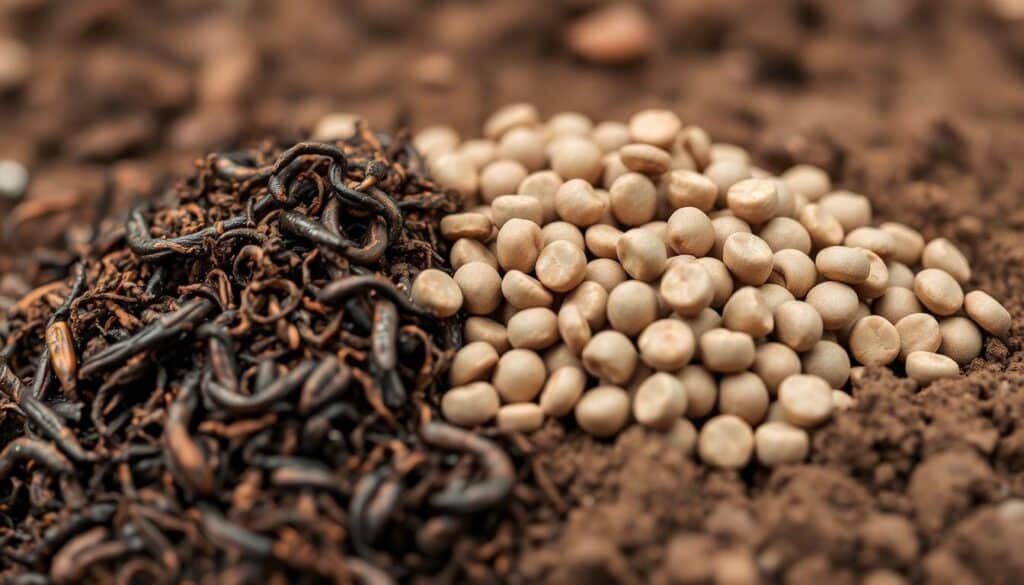 worm castings vs synthetic fertilizers comparison