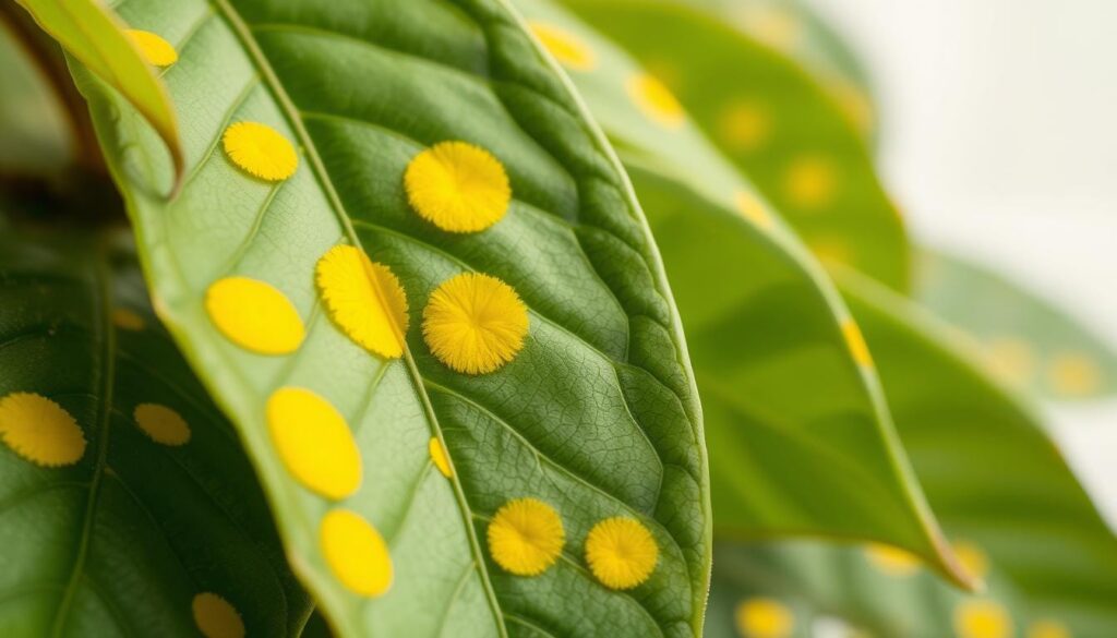yellow spots on gardenia leaves
