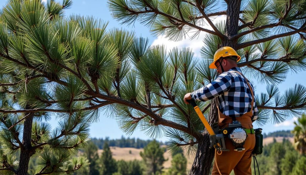 Professional pine tree trimming services image