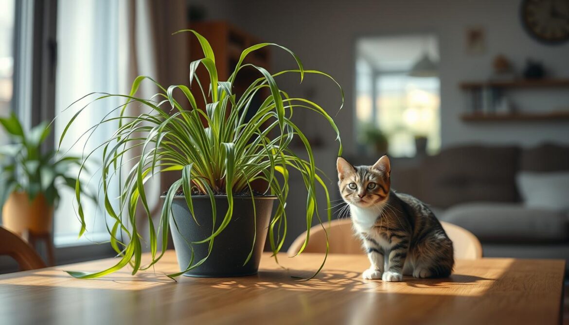 Spider Plants And Cats