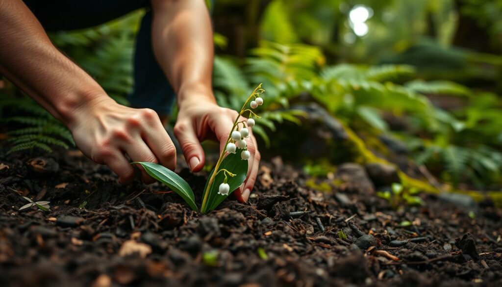 plant lily planting