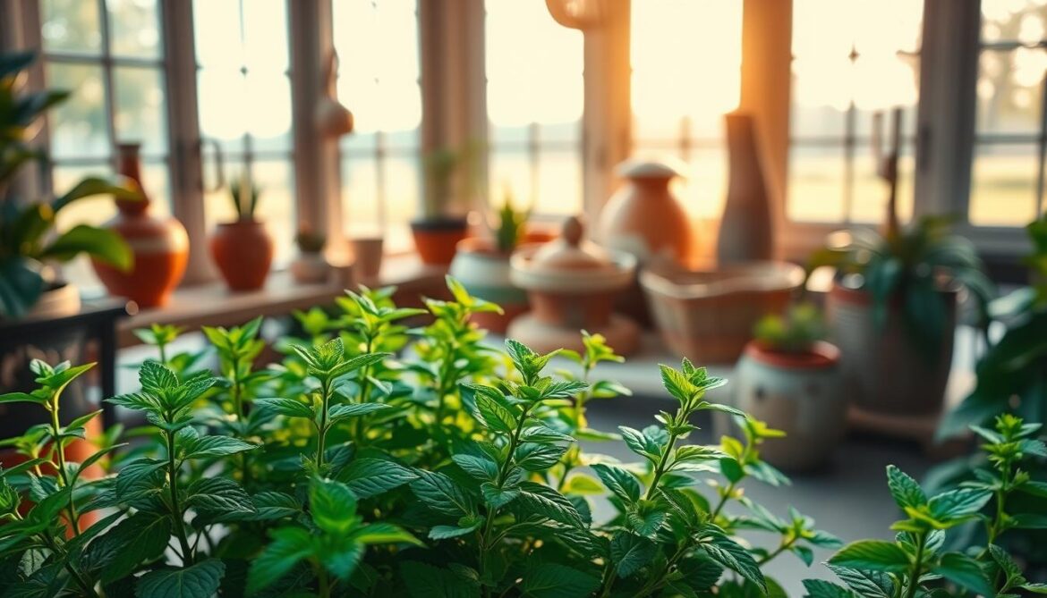 Florida Mint Indoors
