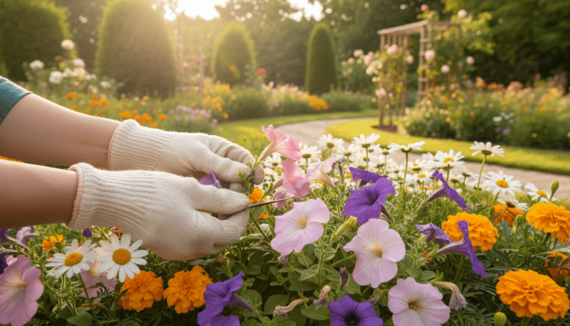 how to deadhead flowers properly