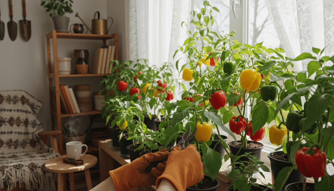 how to grow bell peppers at home