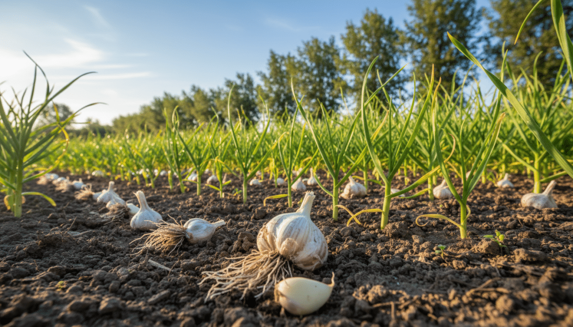 how to grow garlic in your garden