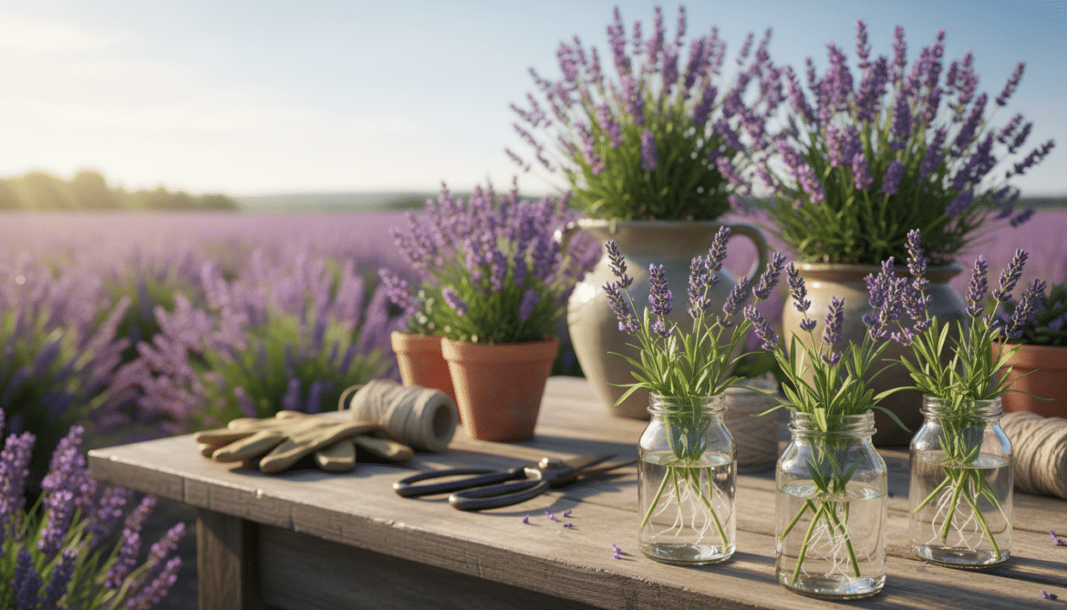 how to grow lavender from cuttings