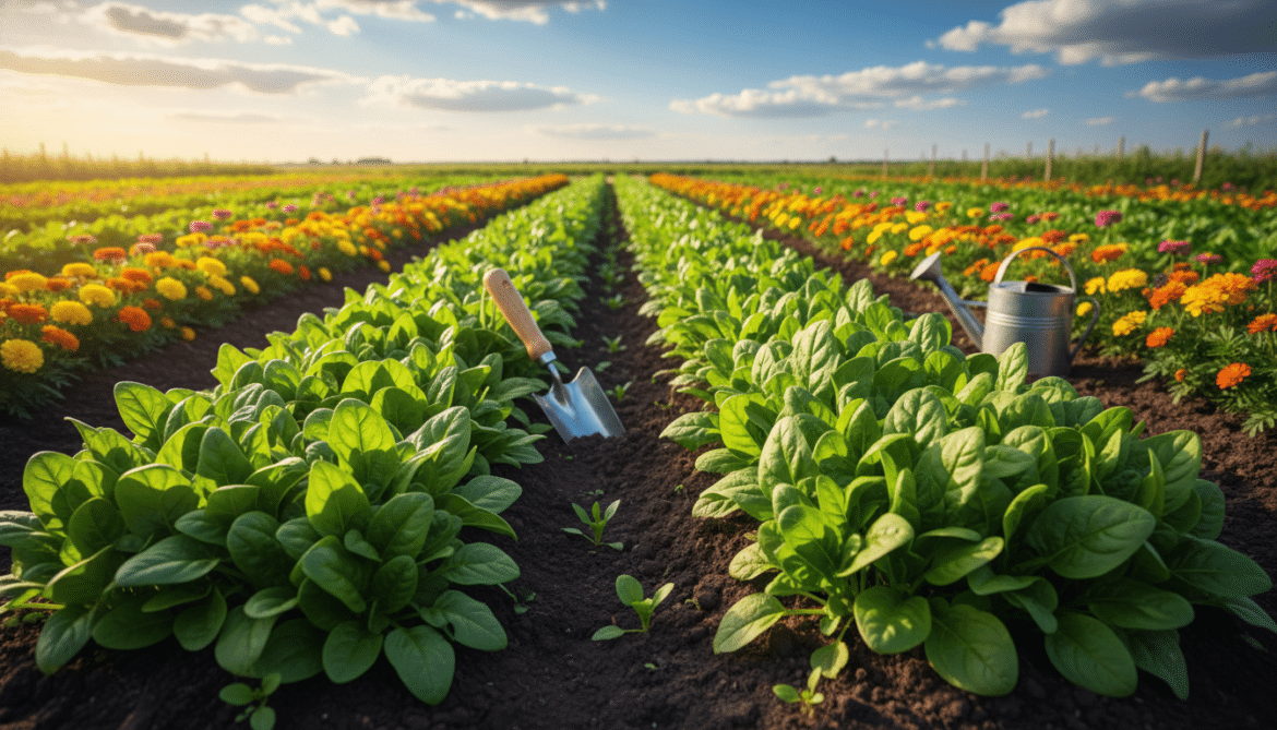 how to grow spinach fast