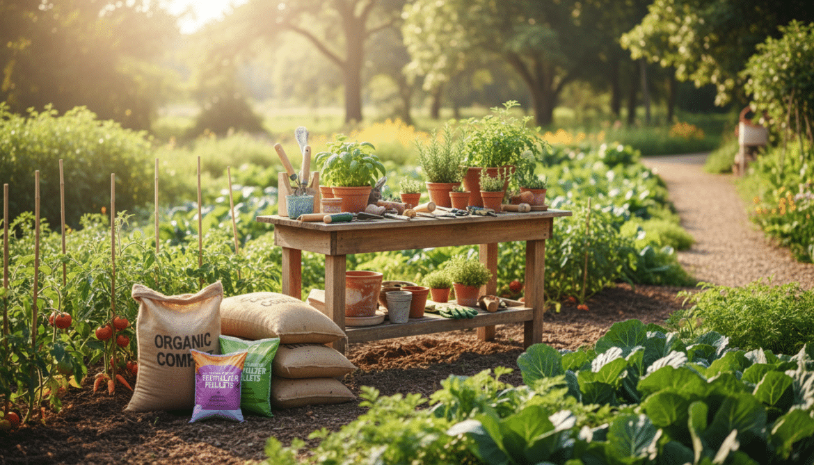 best fertilizer for vegetable garden