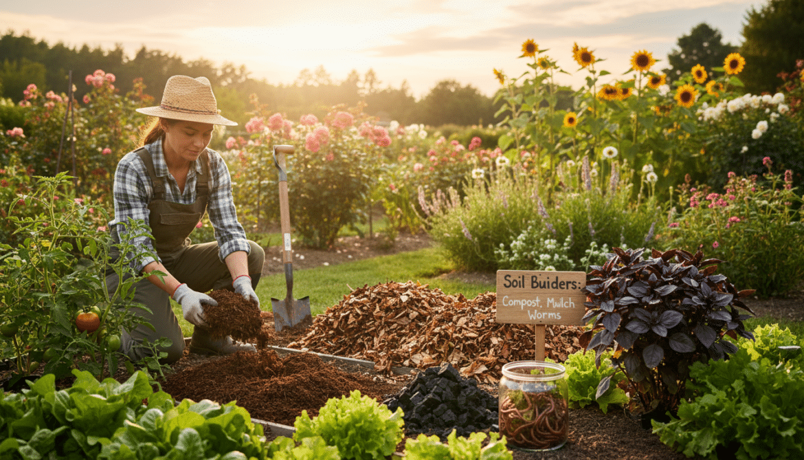 how to improve garden soil naturally
