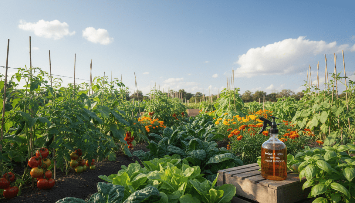 how to keep bugs off vegetable plants