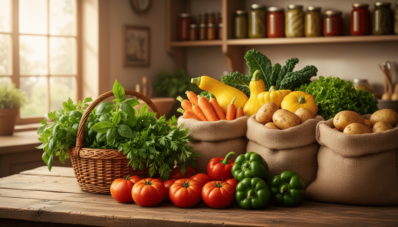 How to Store Garden Vegetables After Harvest to Keep Them Fresh Longer