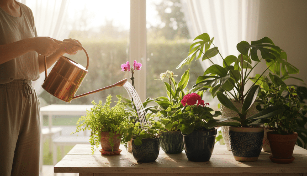 how to water plants correctly