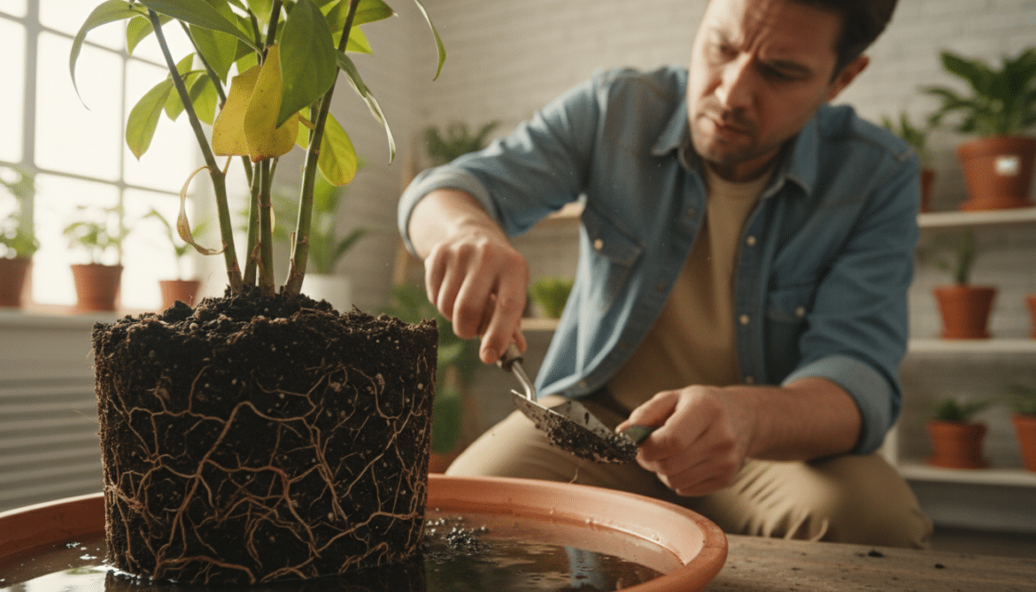 root rot in houseplants treatment